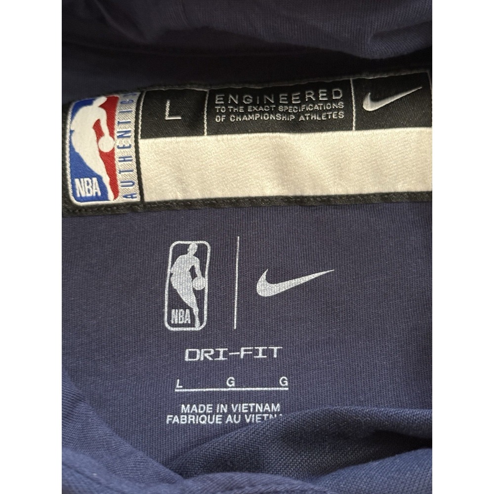 Nike NBA Authentic Philadelphia 76ers Team Issued Sleeveless Hoodie Size Large - Picture 3 of 4